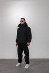 Kapüşonlu Oversize Şişme Mont