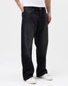 Klasik Siyah Baggy Jean