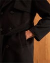 Kruvaza Uzun Oversize Kaşe Kaban