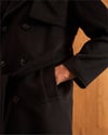 Kruvaza Uzun Oversize Kaşe Kaban