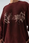 Lost Angels Çift Kol Yıkamalı Sweatshirt