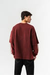 Lost Angels Çift Kol Yıkamalı Sweatshirt