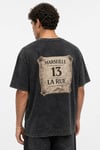 Marseille Yıkamalı Oversize Tshirt