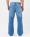 Mavi Soft Taşlama Baggy Jean