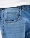 Mavi Soft Taşlama Baggy Jean