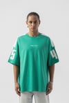 Michigan Kabartma Detaylı Oversize T-shirt