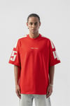 Michigan Kabartma Detaylı Oversize T-shirt