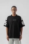 Michigan Kabartma Detaylı Oversize T-shirt