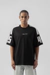 Michigan Kabartma Detaylı Oversize T-shirt