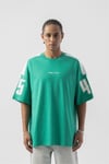 Michigan Kabartma Detaylı Oversize T-shirt