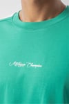 Michigan Kabartma Detaylı Oversize T-shirt