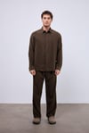 Modal Gömlek Baggy Oversize Takım