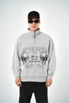 My Body Zip Yaka Oversize Sweatshirt
