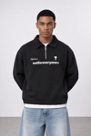 Not For Everyone Fermuarlı Yakalı Sweatshirt