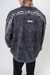 Orıgın Yıkamalı Yırtık Detaylı Sweatshirt