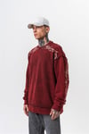 Orıgın Yıkamalı Yırtık Detaylı Sweatshirt