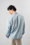 Oversize Box Kesim Cep Nakış Gömlek