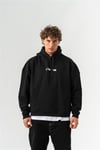 Oversize Box Silent Hustle Nakış Hoodie