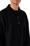 Polo Yakalı Örgü Oversize Kazak