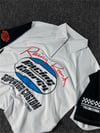 Racing Energy Yarım Zip Polo Yaka Oversize T-shirt