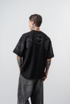 Rosette Nakış Detaylı Oversize Tshirt