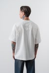 Rosette Nakış Detaylı Oversize Tshirt