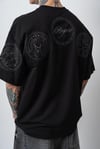 Rosette Nakış Detaylı Oversize Tshirt