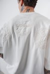 Rosette Nakış Detaylı Oversize Tshirt
