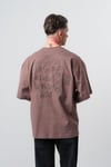 Route Etnik Nakış Oversize Tshirt