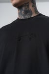 Route Etnik Nakış Oversize Tshirt