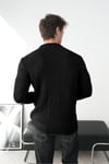 Sıfır Yaka Çelik Örgü Oversize Kazak