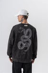 Snake Yıkamalı Sweatshirt