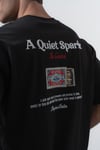 Spark Nakış Baskı Oversize Tshirt