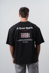 Spark Nakış Baskı Oversize Tshirt