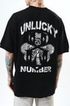Unlucky Kabartma Detaylı Oversize T-shirt