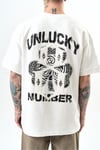 Unlucky Kabartma Detaylı Oversize T-shirt