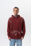 Washed 10 Oversize Hoodie Model