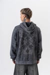Washed 10 Oversize Hoodie Model
