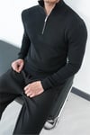 Yarım Fermuarlı Fit Kesim Triko