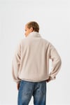 Yarım Fermuarlı Peluş Kumaş Sweatshirt