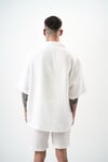 Yarım Kol Müslin Kumaş Oversize Gömlek