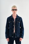 Yırtık Detaylı Denim Ceket
