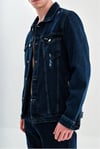 Yırtık Detaylı Denim Ceket