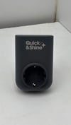 Quick&Shine Aşırı Gerilim Korumalı Priz | TV ve Ev Elektroniği İçin Akım Korumalı Priz - Siyah