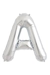 34'' Harf Folyo Balon Silver 75 cm  ( A )