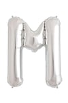 34'' Harf Folyo Balon Silver  75 cm  ( M )