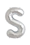 34'' Harf Folyo Balon Silver  75 cm  ( S )
