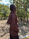 Acı Kahve Oversize Trençkot