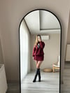 Bordo Mini Şort Etek