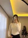 Ekru Orjinal Marka Modal Kumaşlı Bluz
